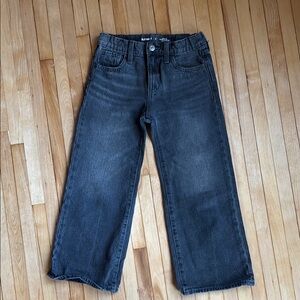 Kids Black Old Navy baggy wide leg Denim Jeans